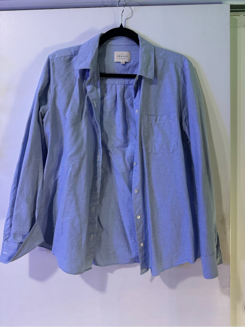 Sèzane Light Blue Tomboy Button Down Shirt